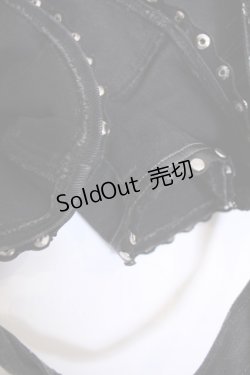 画像2: ALGONQUINS / ストラップ付きショートパンツ F ブラック O-26-02-03-1028-AL-SK-OW-OS