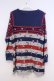 画像3: Candy Stripper / ペペボーダーセーラ-チュニック 2 ネイビー×レッド×グレー O-26-02-03-1029-PU-TO-OW-OS (3)