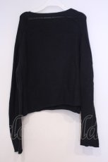 画像3: Sixh / カミソリモチーフダメージニット  青みのあるブラック O-26-02-03-1031-HN-TO-OW-ZT451 (3)