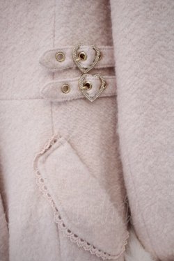 画像3: LIZ LISA / ビジューリボンミニ丈Aラインコート  ピンク O-26-02-03-060-LO-CO-IG-OS