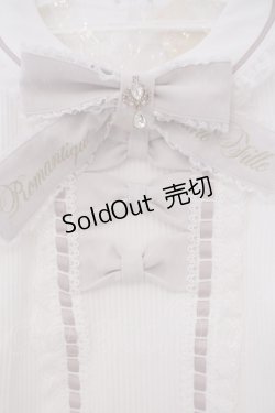 画像2: LIZ LISA / ティアラリボンリブカットブラウス  シロ×ピンク O-26-02-03-062-LO-BL-IG-OS