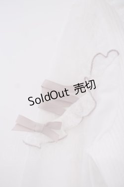 画像3: LIZ LISA / ティアラリボンリブカットブラウス  シロ×ピンク O-26-02-03-062-LO-BL-IG-OS