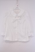 Princess Flower Garden / TT＊KRSリボンブラウス L シロ O-26-02-03-070-LO-TO-IG-OS