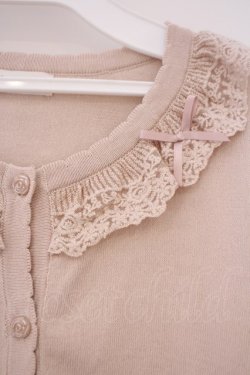 画像2: m petit by misako / AOKフリルニットカーディガン L ベージュ O-26-02-03-071-LO-TO-IG-OS