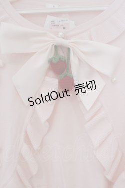 画像2: Alice Mashiro / TT*MAAリボンニット ボレロ L ピンク O-26-02-03-073-LO-TO-IG-OS