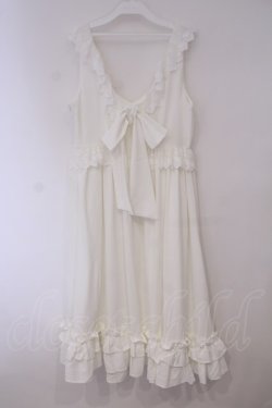 画像3: Princess Flower Garden / TT＊KRSフリルジャンパースカート LL シロ O-26-02-03-075-LO-TO-IG-OS