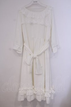 画像1: Princess Flower Garden / TT*KRSフリルOP LL シロ O-26-02-03-076-LO-TO-IG-OS