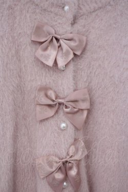 画像2: m petit by misako / MSKリボンカーディガン L ピンク O-26-02-03-077-LO-TO-IG-OS