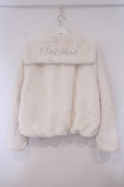 画像3: NOEMIE / セーラー刺繍スピンドルファーブルゾン L シロ O-26-02-03-079-LO-CO-OW-OS