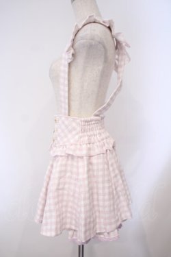 画像3: LIZ LISA / ギンガムツイードサスペンダー付スカパン 0 ピンク O-26-02-03-007-LO-PA-OW-OS