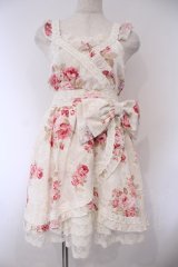 LIZ LISA / カシュクール着物風ワンピース F シロｘピンク O-26-02-03-010-LO-OP-YM-OS