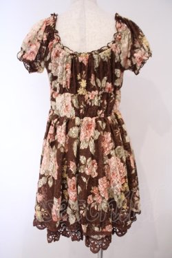 画像5: LIZ LISA / 総レースレースアップワンピース 0 ブラウン O-26-02-03-013-LO-OP-YM-OS