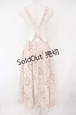 画像3: PINK HOUSE / ローズリースエプロンスカート  ピンク O-26-02-03-014-LO-SK-IG-OS