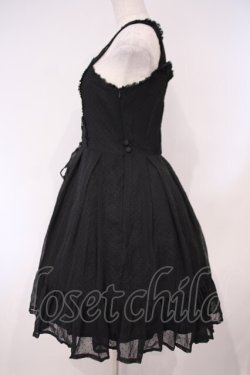 画像3: metamorphose / 星フロッキーあみあげジャンパースカート  クロ O-26-02-03-002-ME-OP-OW-OS