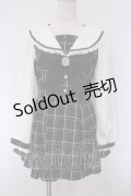 LIZ LISA / セーラーカラーセットアップ  クロ×シロ O-26-02-03-015-LO-OP-IG-OS