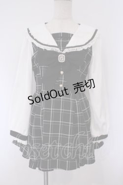 画像1: LIZ LISA / セーラーカラーセットアップ  クロ×シロ O-26-02-03-015-LO-OP-IG-OS