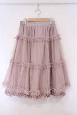 画像1: m petit by misako / MSKストライプRVSK L ピンク O-26-02-03-019-LO-SK-OW-OS