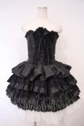 ATELIER PIERROT / ミニコルセットワンピース  ブラック O-26-02-03-003-EL-OP-OW-OS