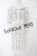 MILK / メレンゲ DOLL DRESS　ワンピース  シロ×クロ O-26-02-04-036-ML-OP-OW-OS
