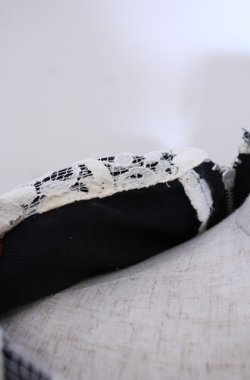 画像3: MILK / メレンゲ DOLL DRESS　ワンピース  シロ×クロ O-26-02-04-036-ML-OP-OW-OS