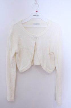 画像1: MILK / チューリーボレロ  アイボリー O-26-02-04-038-ML-TO-OW-OS