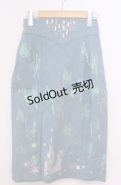 画像1: Secret Honey / スパンコールタイトスカート(エルサVer.) 2 ブルー O-26-02-04-040-CA-OP-OW-OS
