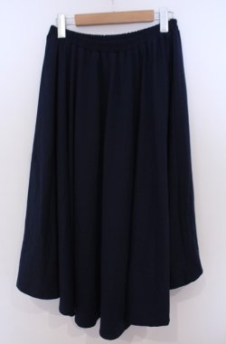 画像2: axes femme / 縦レース入フィッシュテールスカート M ネイビー O-26-02-04-049-AX-TO-OW-OS