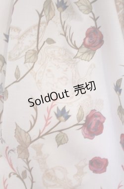 画像2: Secret Honey / Rose pattern ワンピース(実写版 美女と野獣ver.) 2 アイボリー O-26-02-04-006-CA-OP-OW-OS