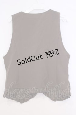 画像3: axes femme / お花レースベスト M ブラウン O-26-02-04-1035-AX-TO-IG-OS