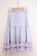 画像1: axes femme kawaii / ミディフリルペチスカート M ラベンダー O-26-02-04-1037-AX-SK-IG-OS (1)