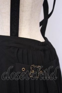 画像2: axes femme / サイドプリーツバックル付スカート  クロ O-26-02-04-1004-AX-SK-IG-OS