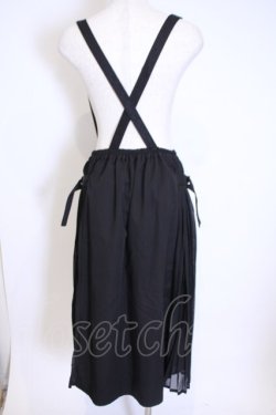 画像3: axes femme / サイドプリーツバックル付スカート  クロ O-26-02-04-1004-AX-SK-IG-OS