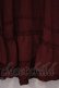 画像2: axes femme / 裾レースイレヘムスカート  ワイン O-26-02-04-1042-AX-SK-IG-OS (2)