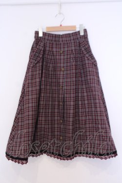 画像1: axes femme / HOUSEofTARTANコラボ/タータンチェックスカート M アカチェック O-26-02-04-1044-AX-SK-IG-OS