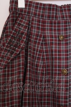 画像2: axes femme / HOUSEofTARTANコラボ/タータンチェックスカート M アカチェック O-26-02-04-1044-AX-SK-IG-OS