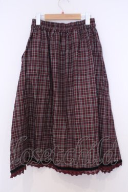 画像3: axes femme / HOUSEofTARTANコラボ/タータンチェックスカート M アカチェック O-26-02-04-1044-AX-SK-IG-OS