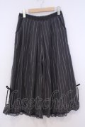 axes femme / 裾デザインガウチョパンツ  グレー O-26-02-04-1046-AX-PA-IG-OS