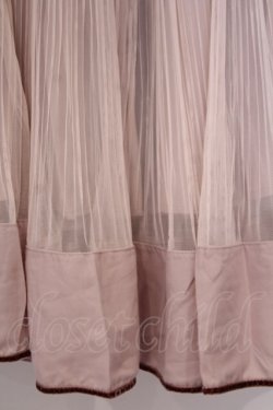 画像2: axes femme / チュール重ねプリーツスカート  ピンク O-26-02-04-1047-AX-SK-IG-OS