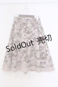 axes femme / アンティーク花柄スカート M ピンク O-26-02-04-1056-AX-SK-IG-OS