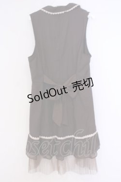 画像3: axes femme / 刺繍入りロングベスト M ブラウン O-26-02-04-1060-AX-TO-IG-OS