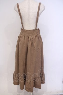 画像3: axes femme / サス付裾切替スカート  キャメル O-26-02-04-1006-AX-SK-IG-OS