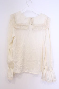 画像3: axes femme POETIQUE / レース襟ブラウス  アイボリー O-26-02-04-1063-AX-BL-IG-OS