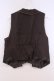画像3: axes femme / ジップデザインベスト M ブラウン O-26-02-04-1069-AX-TO-IG-OS (3)