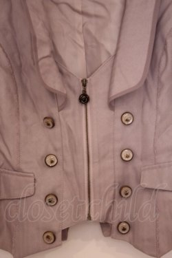 画像2: axes femme / ジップデザインベスト  ピンクベージュ O-26-02-04-1072-AX-TO-IG-OS