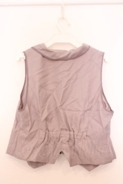 画像3: axes femme / ジップデザインベスト  ピンクベージュ O-26-02-04-1072-AX-TO-IG-OS