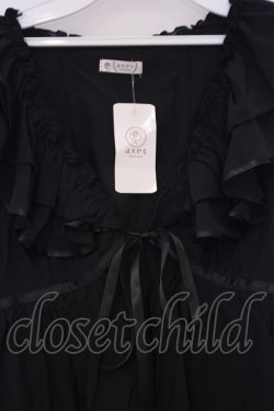 画像2: axes femme / レース袖フリルボレロ  クロ O-26-02-04-1078-AX-TO-IG-OS