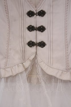 画像2: axes femme / チュールフリルベスト  生成り O-26-02-04-1084-AX-TO-IG-OS