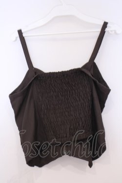 画像3: axes femme / オーナメント縦柄ビスチェ M Dブラウン 無地 O-26-02-04-1089-AX-TO-IG-OS