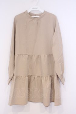 画像1: axes femme / ティアードチュニック M ベージュ O-26-02-04-1090-AX-TO-IG-OS