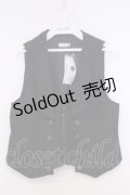 axes femme / ジップデザインベスト  クロ O-26-02-04-1095-AX-TO-IG-OS